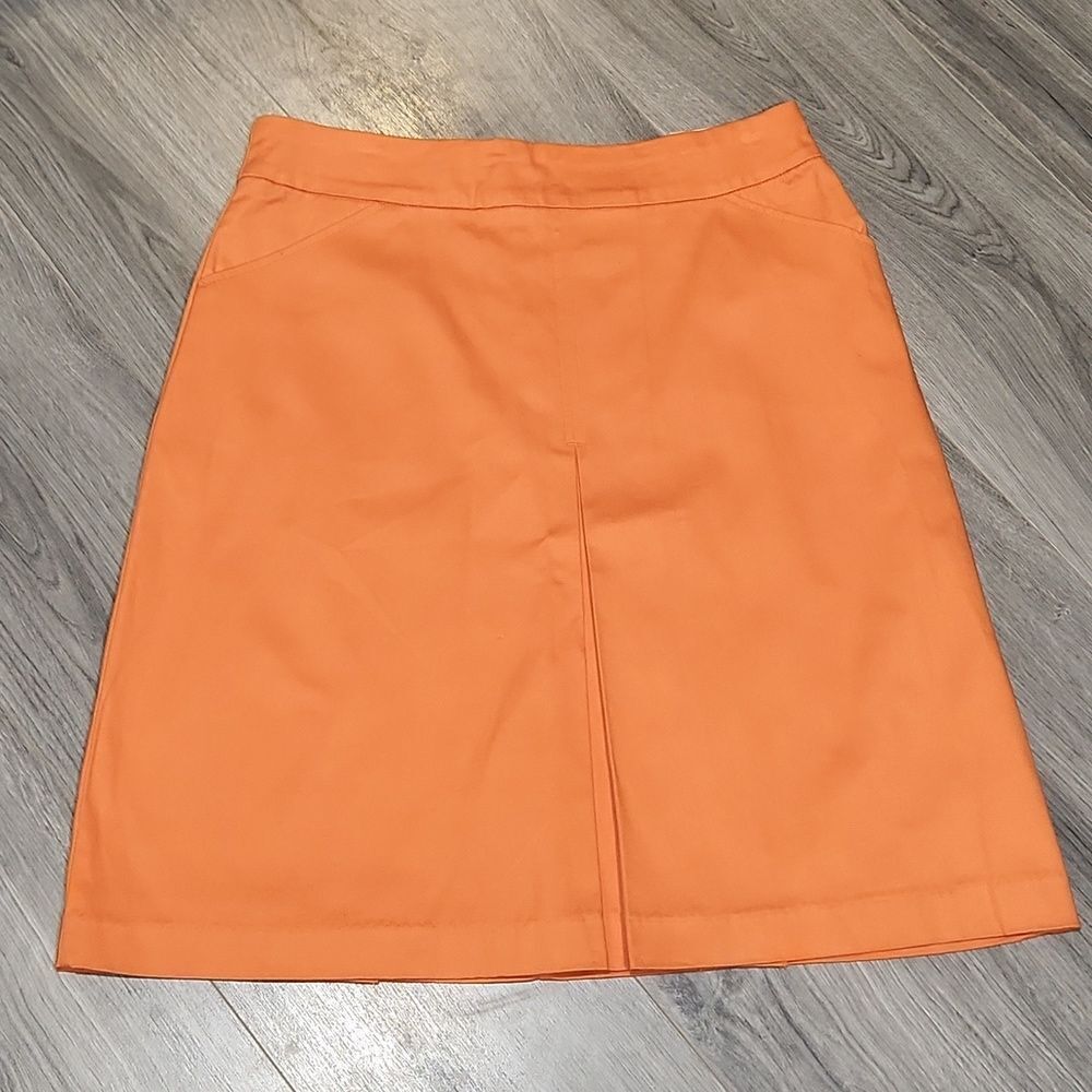 NWT Orange Mountain Lake Midi Skirt